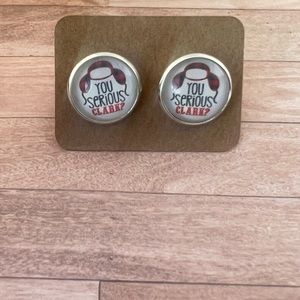 3 / $25 - Christmas vacation stud earrings